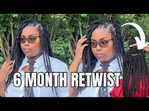 Stretching OUT your retwist | from Frizzy to Fresh | 60 locs on Low Density Hair | Loc N Gel