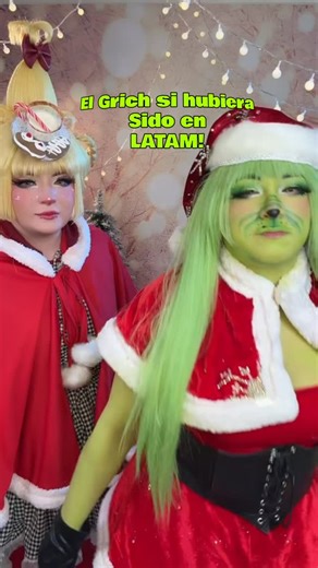 Si el Grinch hubiera sido en Latam! Hay un erroor en el texto puedes ver cuál es? #Navidad #cosplayer #cindyluwho #cosgirl | Laurie Wolf