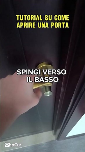 COME APRIRE UNA PORTA