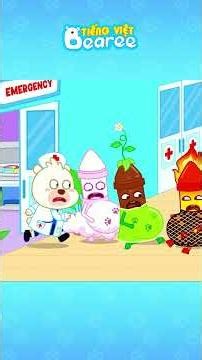 Bác Sĩ Bearee Cấp Cứu Kịp Thời 4 Bà Bầu Nguyên Tố Cùng 1 Lúc #shorts #bearee #hoathinh