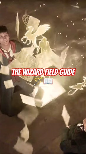 THE WIZARD FIELD GUIDE Of MAGIC 🪄📖#shorts #hogwartslegacy