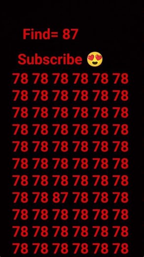 find the number 87 #math