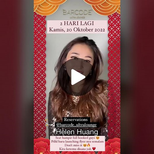 See you di BARCODE PIK 20 Oktober 2022 #helenhuang #helenhuanglive