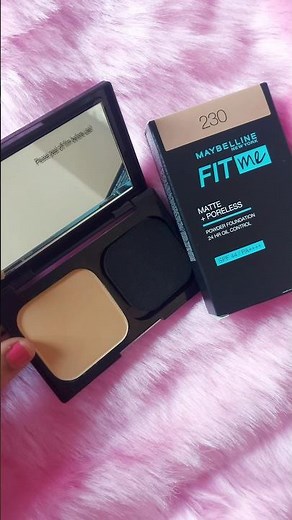 Maybelline Fit me matte+ poreless Powder foundation #youtubeshorts #youtube #shorts #shortsfeed