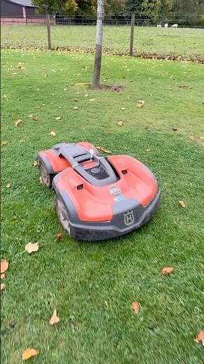 Husqvarna Automower is a highly effective robotic mower with all-wheel drive and GPS navigation #ai