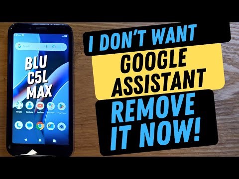 Blu C5L Max Turn OFF Google Assistant NOW! Give Me My Power Button Back!