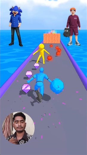 ANIME RUN 3D SONIC VS NARUTO DANCE GAMEPLAY😲 #anime #shortsgame #mobilegame #gaming