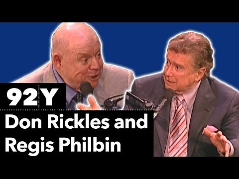 Don Rickles in conversation with Regis Philbin