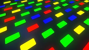 Download cinematic animation of colorful mobile phone screen light game for free