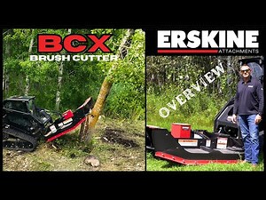 The BCX open front Brush Cutter overview by Erskine Attachments