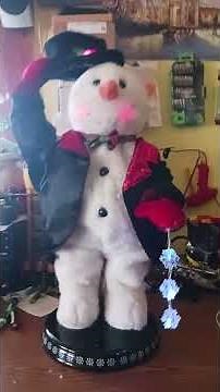 Gemmy Snowflake Spinning Snowman: Mr SnowBuisness Repair Update
