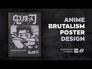 How To Make a Brutalism Threshold Poster - Photoshop Tutorial