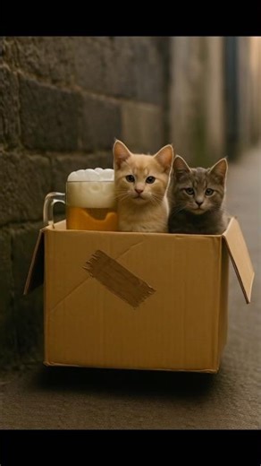 고양이 삼총사 : The Cat in the Box… Transforms into a Monster 🐾