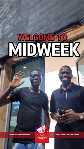 Celebration Church Ikeja, Lagos || Pst Iren on Instagram: "Welcome to the FIRST MIDWEEK SERVICE in the LOVE CODE MONTH 💃🏾🕺❤️🎉 What a time we are about to have as we delve into the topic; “Love Across Generation” 👧🏻👨🏼👩‍❤️‍👨😍 📍 Celebr8 Center HQ, Vori Close, Acme road. 🕕 6 PM Or join us Online - Celebration Church TV (YouTube) #cciikeja #cciglobal #mdwkservice #LoveCode"