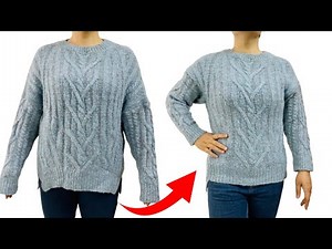 🔥Don't Miss: Tips for Shrinking a Sweater from XL to S - It's Incredibly Simple