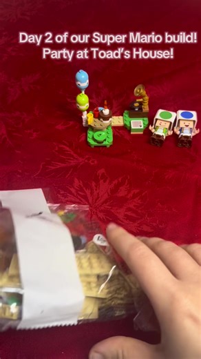 Day 2 of Party at Toad’s House build! 2/3 🍄 #fyp #lego #legobuild #supermario #toys