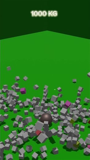 Amazing View in 10.000 KG 😱#shorts #3d #3danimation