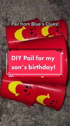 DIY Blue's Clues Shovel and Pail for Birthday Party | Cricut Ideas