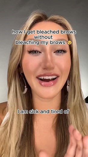 52K views · 591 reactions | bc i saw a couple videos of girls crying after running to the bleach﫶 #bleachedbrows #bleachedeyebrows #makeuptutorial #eyebrowtutorial #reels #trending | Makeup by Katie | Facebook