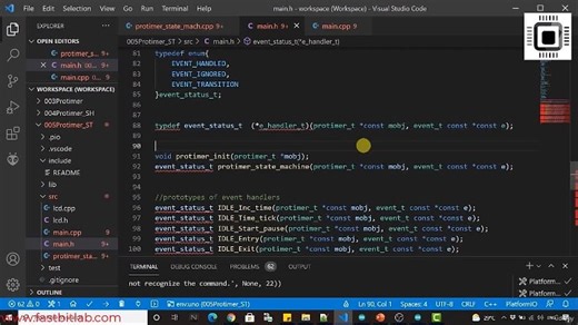 7. State table technique to implement State Machine - 4. Exercise-004 State table approach for implementation of an FSM part-3