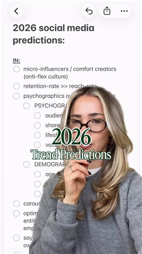 Julia Broome on Instagram: "2026 TRENDWATCH + ALGORITHM SHIFTS THAT *WILL* MATTER!!! 📱🧚🏼‍♀️👩🏼‍💻 this is probably the only prediction video that will give you REAL evidence to back up each point & that’s because this is legitimately everything you need to know (for now)!!! & if you’re in a period of strategizing for next year, I’d LOVE to help you so lmk if there’s anything you need help with (carousels, community, your signature style, etc) so we can get you set up and optimized for 2026 �
