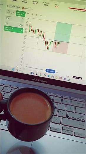 02/100 Take Tea And Learn Treding 😄😄 || #trading #treader #forextrading #viralvideo