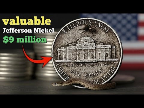 9 Rare Jefferson Nickel Coins Worth Millions of Dollars | Valuable U.S. 5 Cent Coins