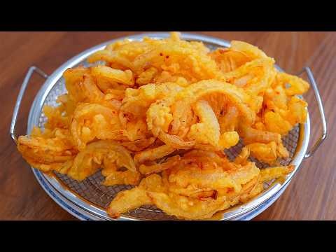 How to Make Perfect fried onions in just a few minutes! Crispy Delicious! Incredibly Easy