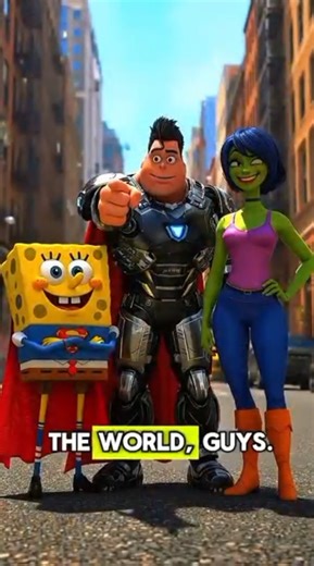When SpongeBob Met Hulk: AI Super-Heroes Assemble for an EPIC Crossover!