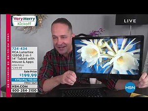 RCA Lunamax 128GB 2in1 14" Tablet with Mouse and Apps