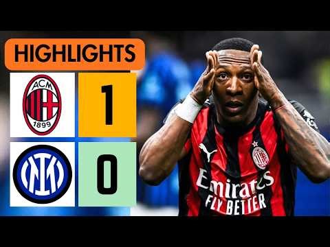 AC Milan vs Inter 1-0 🔥 Highlights and Goals | Serie A