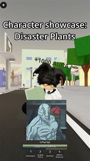 JJS New character Showcase part: Disaster Plants #roblox