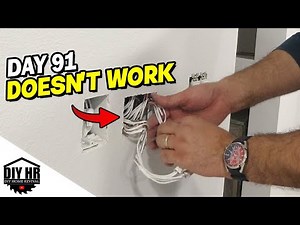 Wiring light switches: Day 91 DIY mobile home renovation
