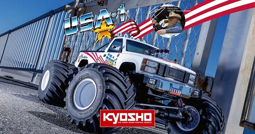 KYOSHO MONSTER TRUCKS USA-1 GP Nitro/VE Brushless Electric