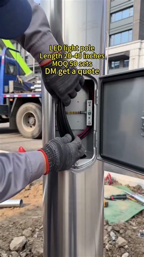 LED light pole factory