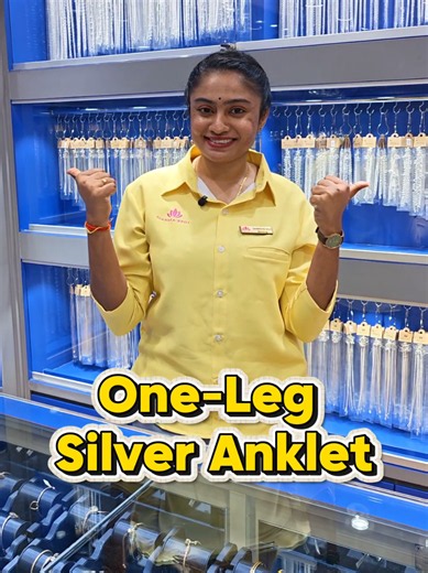 One Leg Silver Anklet: Simple Elegant Timeless Silver Anklet