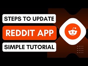 How To Update The App Reddit