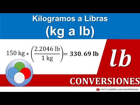 Kilogramos a Libras (kg a lb) - CONVERSIONES