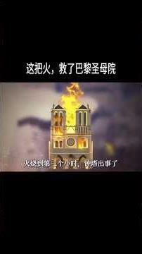 这把火，救了巴黎圣母院 #科普 #涨知识