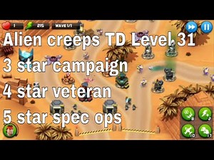 Alien Creeps TD Level 31 Without Any Extra Hero