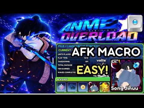 How To *EASILY* AFK Macro SJW Raid and Get SJW FAST in Anime Overload !