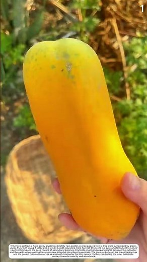 Papaya Fruit Harvesting Techniques: How Hand-Picking Turns the Tree into Produce
