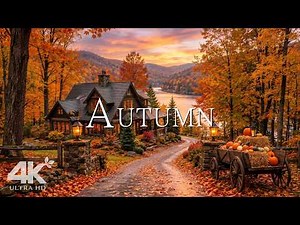Autumn Forest Escape 🍁 Peaceful Birdsong, Forest Sounds & Relaxing Music 4K