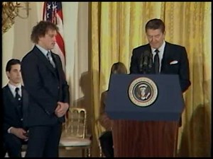 President Reagan Presents the Young American Medals for Bravery and Service on December 22, 1982