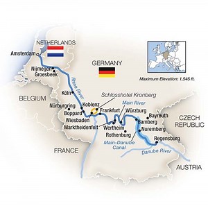 Three Rivers: Danube, Main & Rhine - Tauck (10 Days From Amsterdam to Regensburg)
