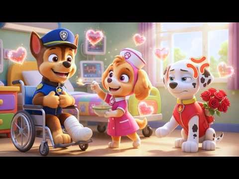 PAW Patrol | Chase x Skye fall in love?! Marshall gets angry!! | Full Episodes