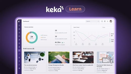 Meet Keka Learn, the AI-powered LMS designed to simplify employee training and upskilling. It brings personalised, gamified, and scalable employee learning into one effective platform. With Keka… | Keka HR