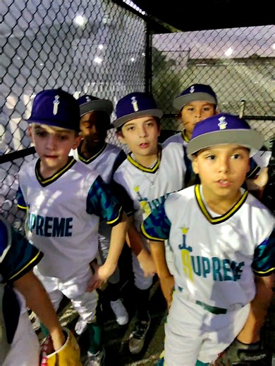 These dugout pump ups go a long way! 🙏🏽 Here's to my 10u boys first tournament 👑⚔️ #CoachFlaco #coaching #fyp #baseball #baseballcoach