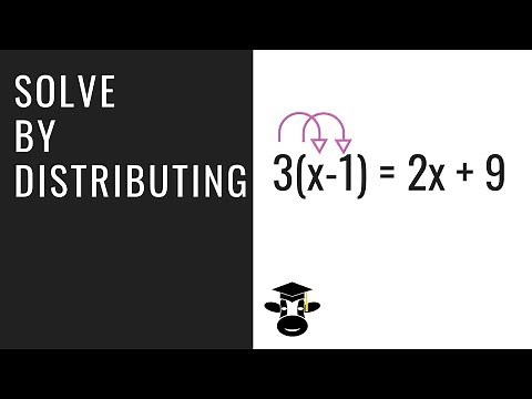 Solve Equations by distributing