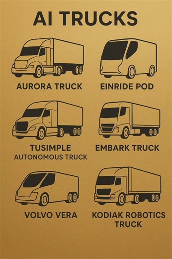 Top 6 AI Trucks Driving the Future of Transport! 🚛🤖